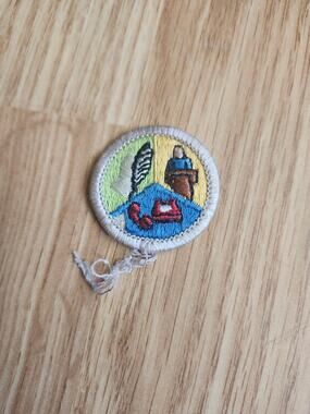 Vintage BSA Boy Scouts of America Communications Merit Badge Patch Eagle Req